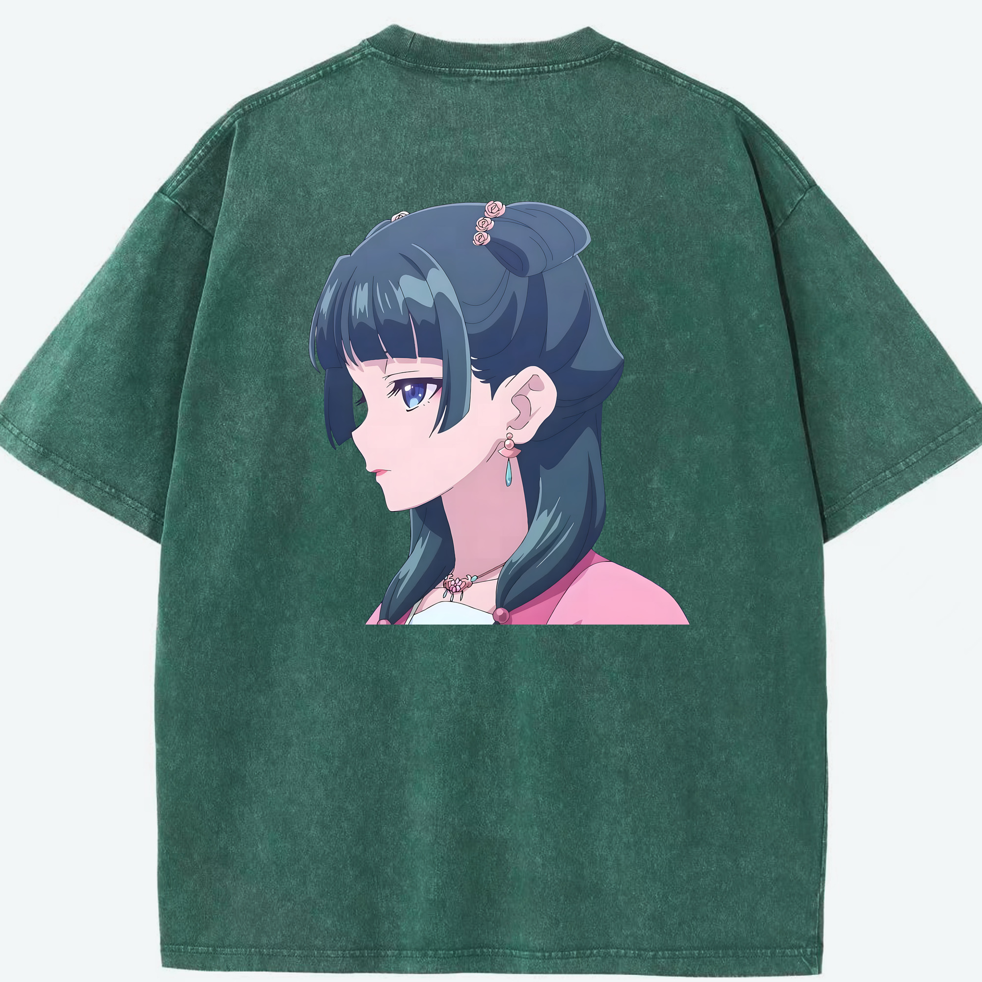 （画像用） 薬屋のひとりごと The Apothecary Diaries 綿100% ヴィンテージ風 半袖Tシャツ（背面プリント）